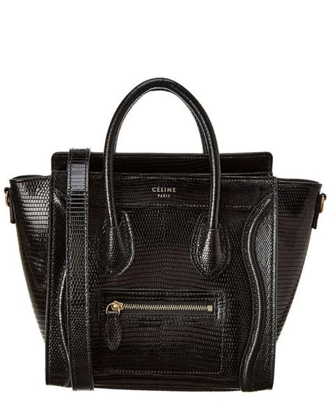 celine nano luggage lizard